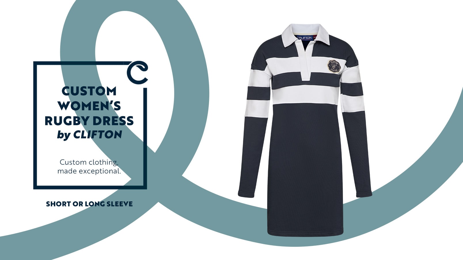Swift Custom Loopback Cotton Rugby Dress | CLIFTON