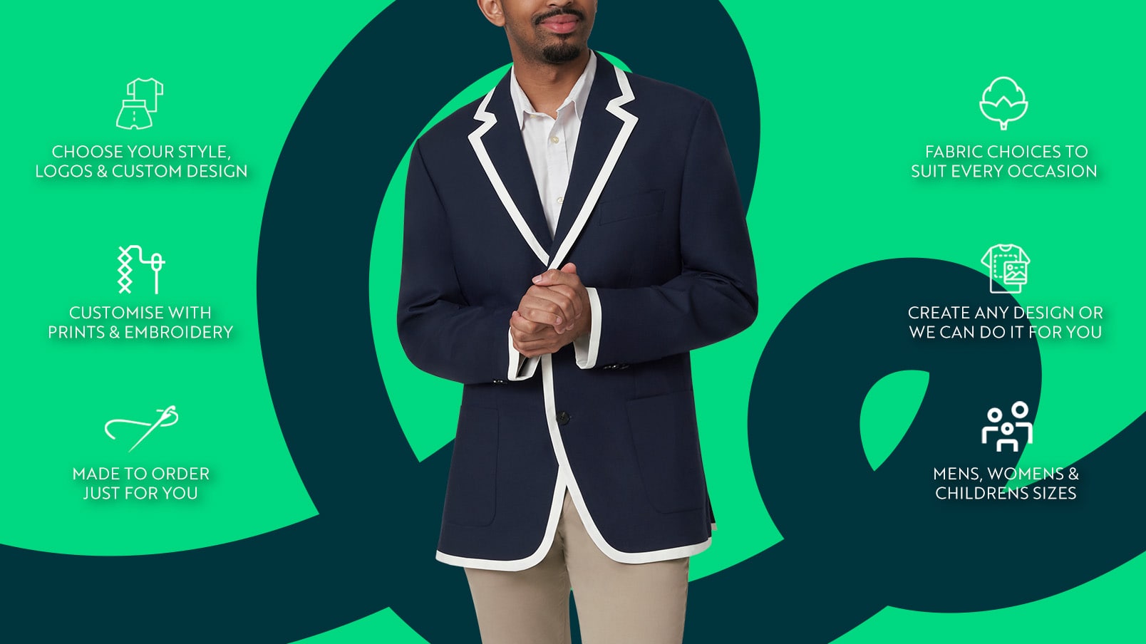Custom Wool Blazers | Rowing & Club Blazers | CLIFTON