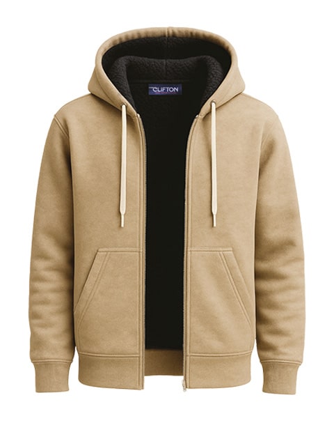 Design your own CLIFTON Whistler Custom Sherpa-Lined Hoodie now