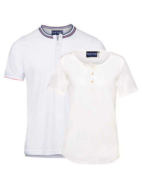 Design your own CLIFTON Javelin Custom Henley Tee now