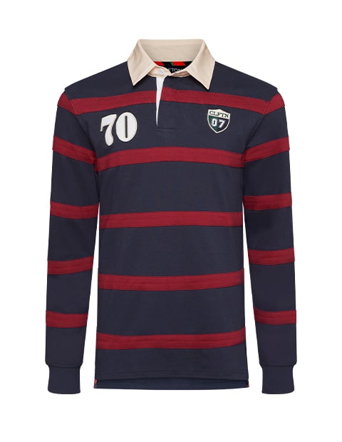 Design your own CLIFTON Sullivan Custom Striped Rugby Shirt now