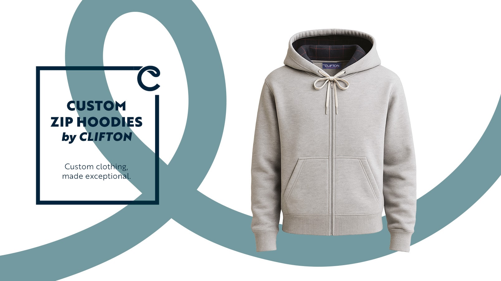 Custom Zip Hoodies Made Easy by CLIFTON Design Your Own Today