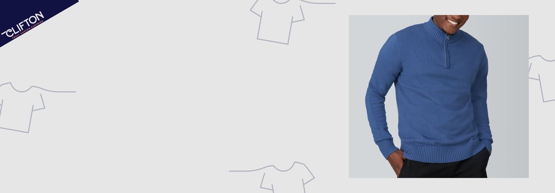 Self Design Navy Blue Zipper T-Shirt